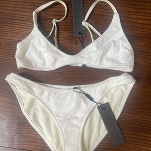 NWT Traingl swimsuit Maia Coconut Terry, size small